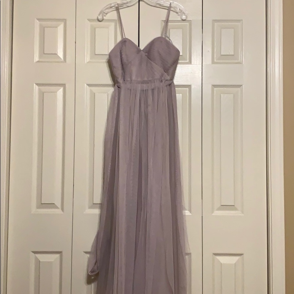 Champagne bridesmaid dress